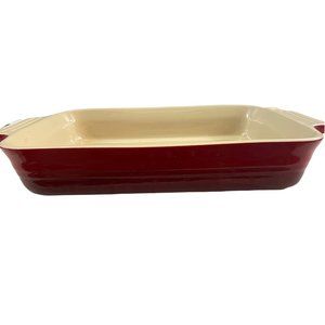 Le Creuset Baking Pan size 10"x7" Red